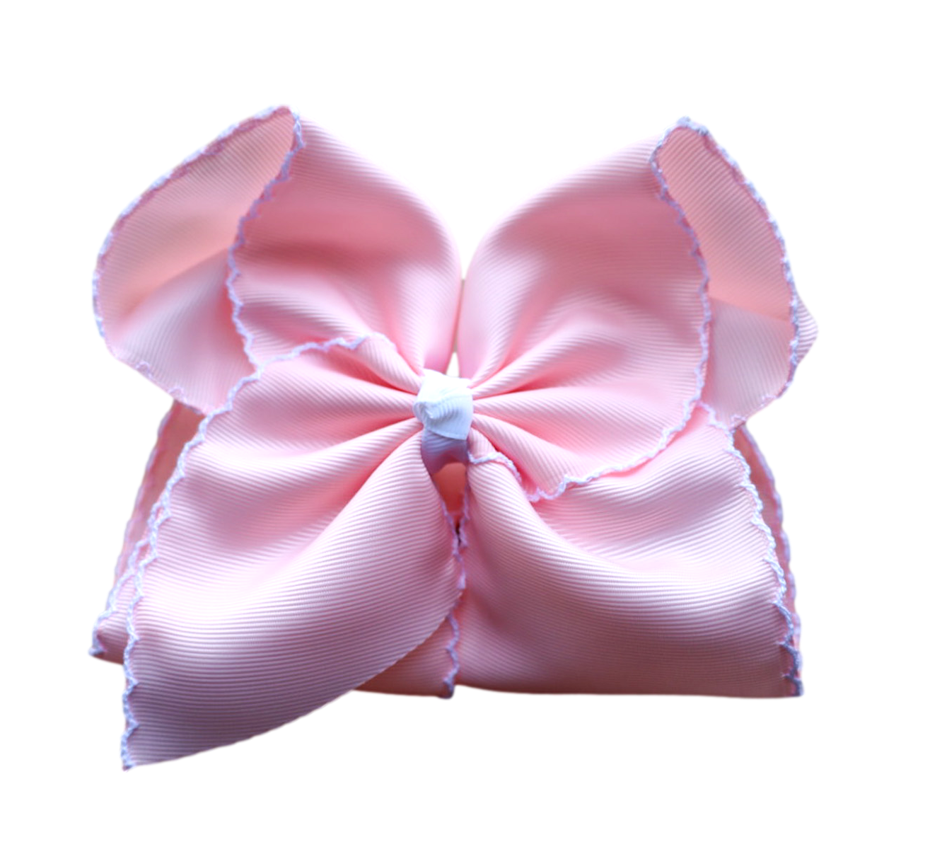 Light Pink Moon-stitch Bow