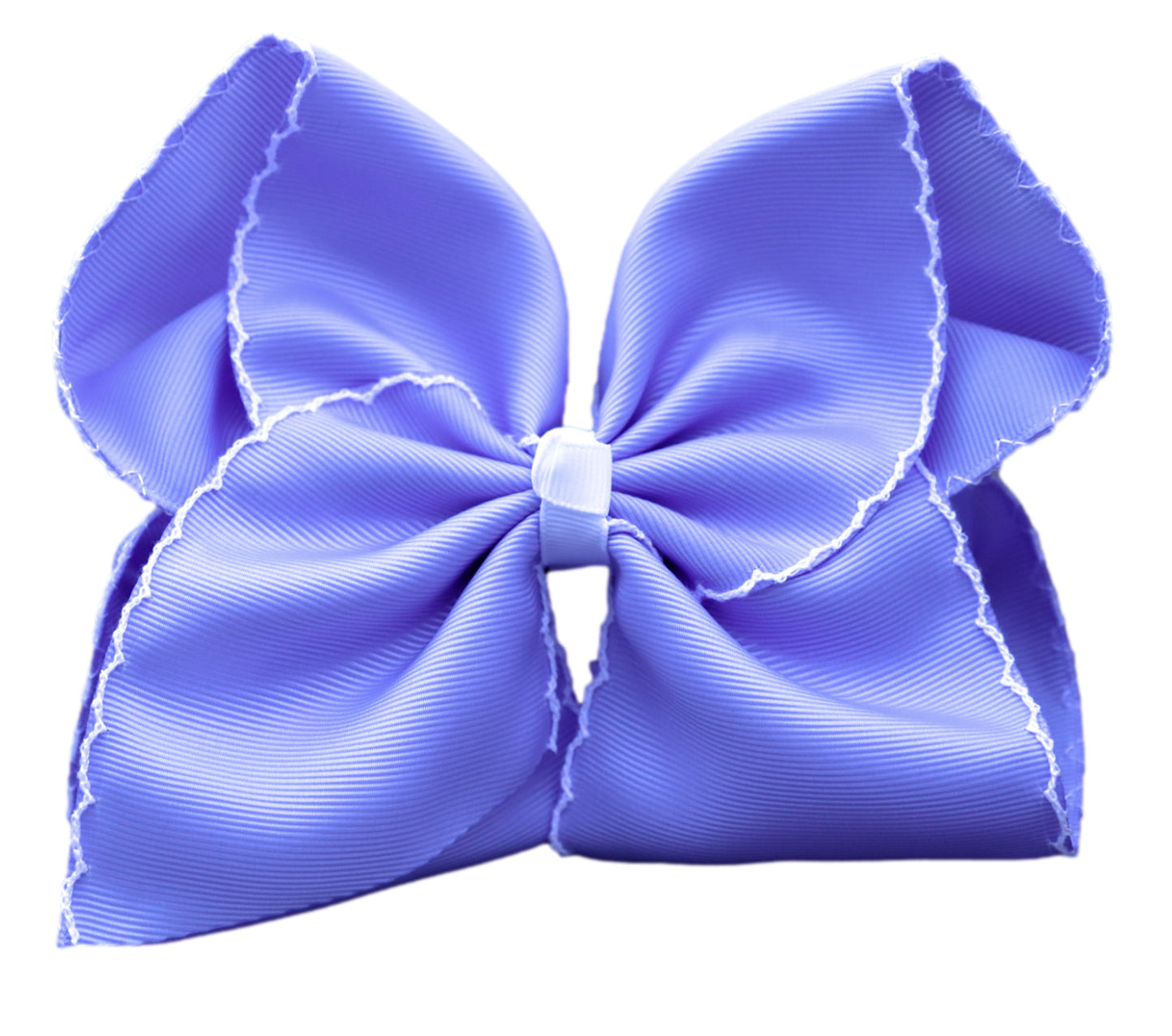 Periwinkle Moon-stitch Bow