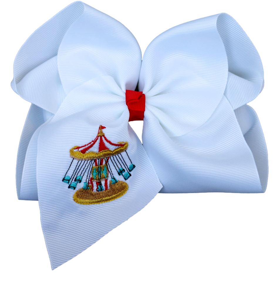 Swings Embroidered Bow