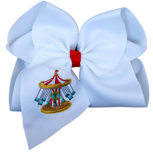 Swings Embroidered Bow