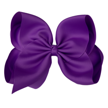 6 inch Solid Color Hair Bows-