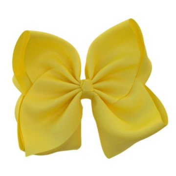 6 inch Solid Color Hair Bows-