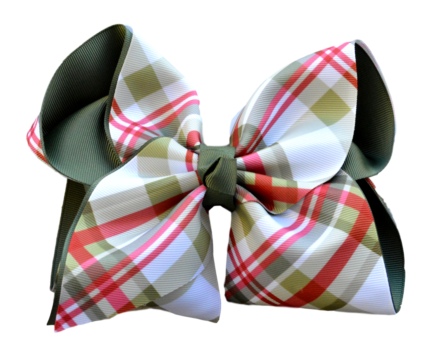 Nostalgic Christmas Plaid Layered Bow