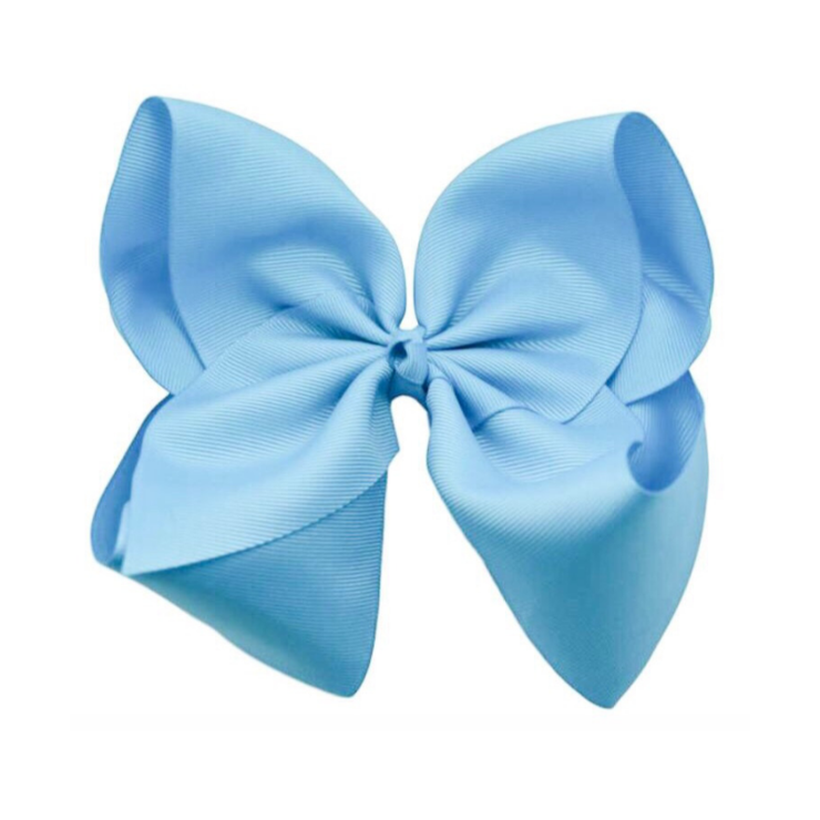 6 inch Solid Color Hair Bows-