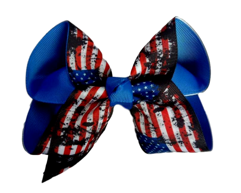 Land of the Free Because of the Brave Layered Bow