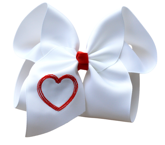 Sketch Heart Bow