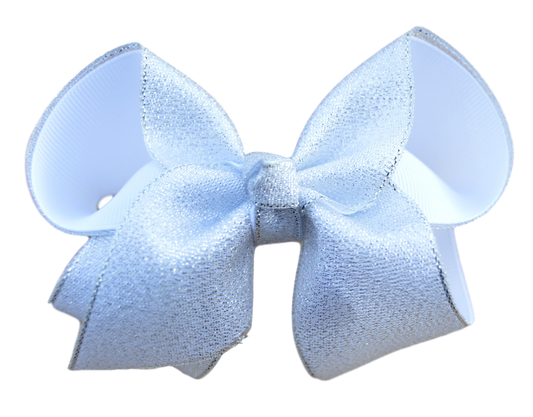 Cloud Glitter Bow