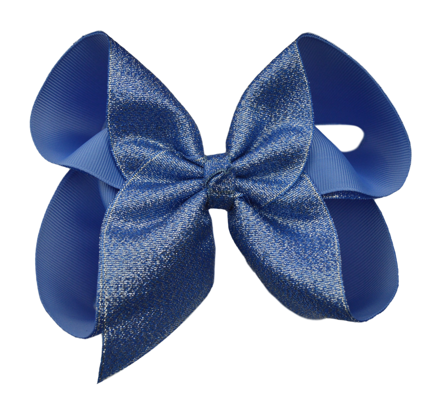 Denim Glitter Bow