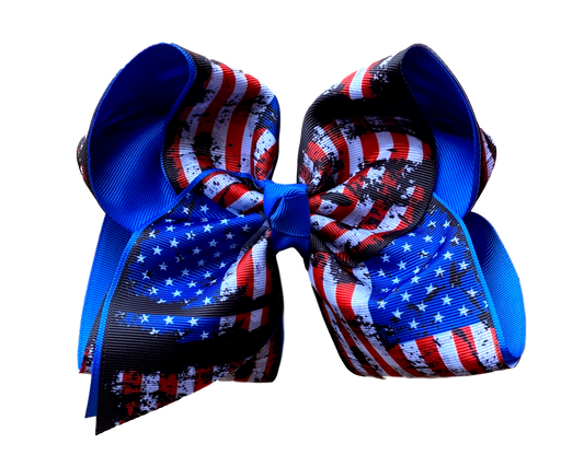 Land of the Free Because of the Brave Layered Bow