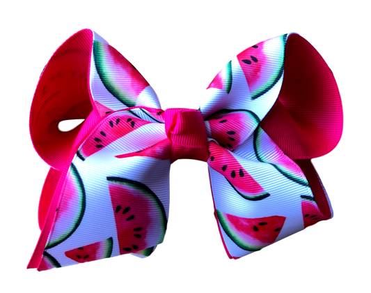 Watermelon Layered Bow