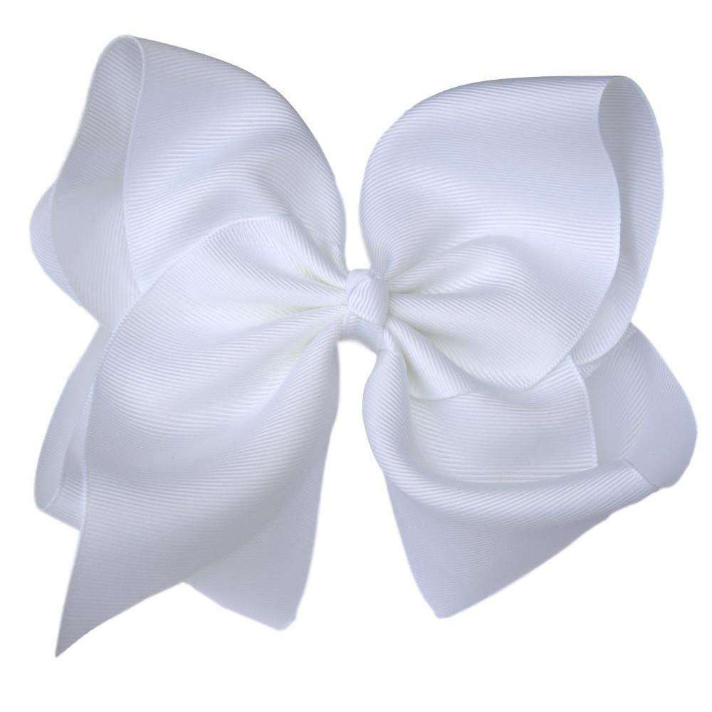 6 inch Solid Color Hair Bows-