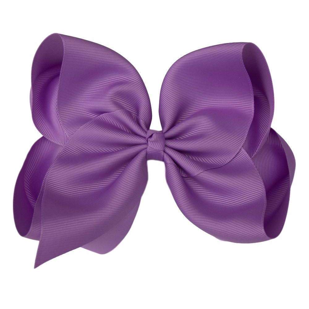 6 inch Solid Color Hair Bows-