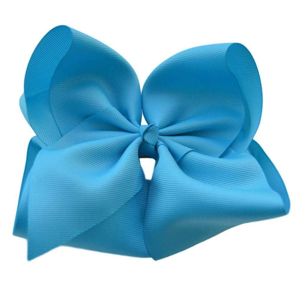 6 inch Solid Color Hair Bows-