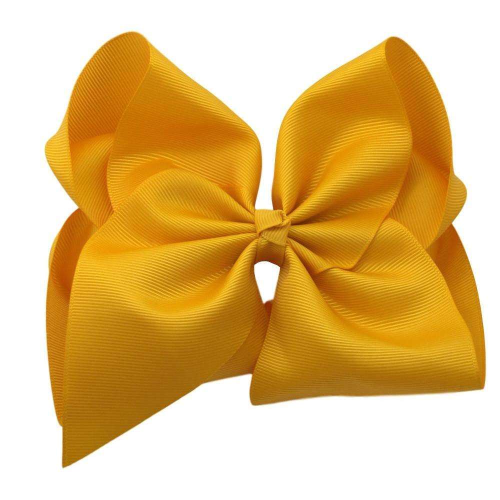 6 inch Solid Color Hair Bows-