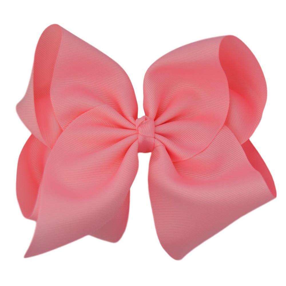 6 inch Solid Color Hair Bows-