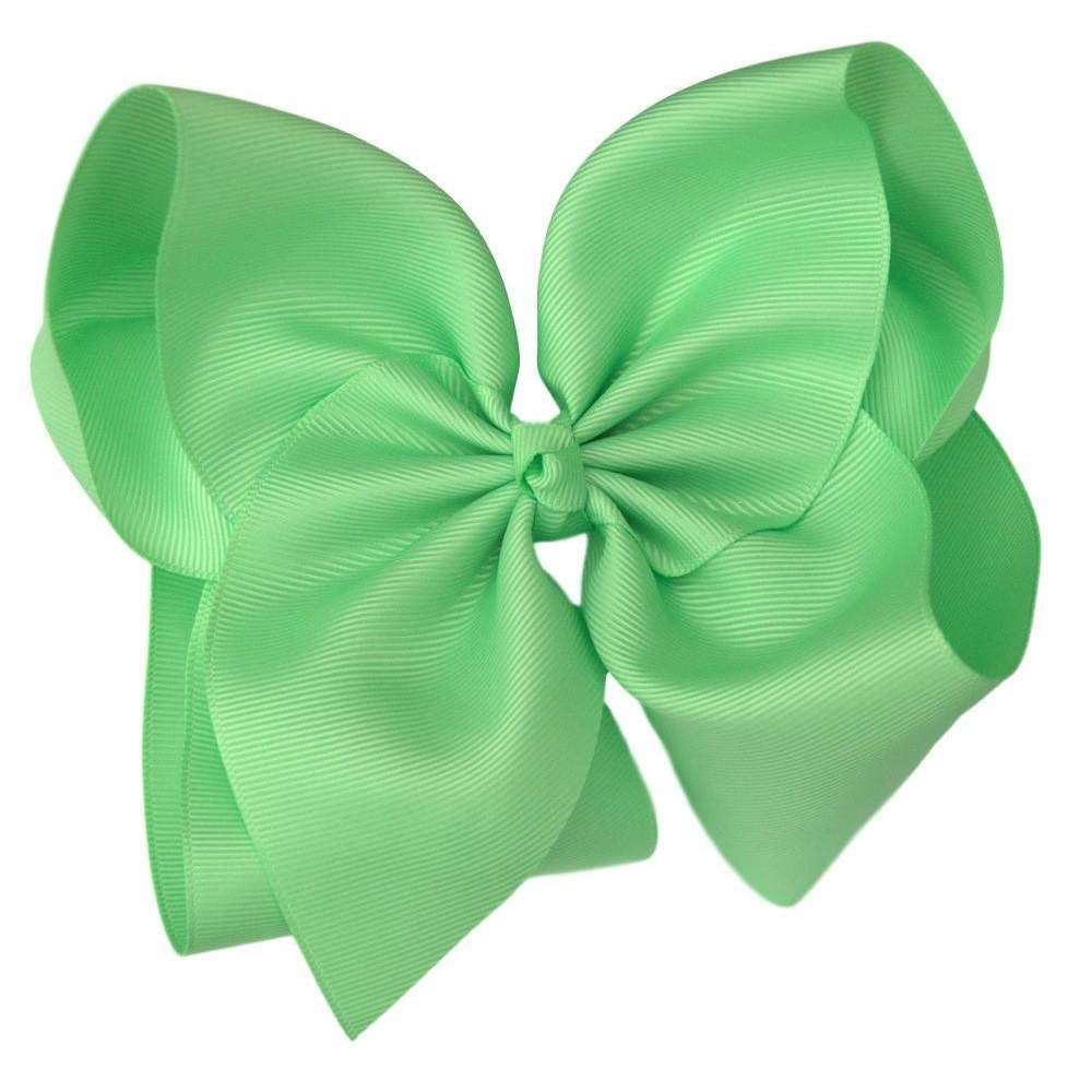 6 inch Solid Color Hair Bows-