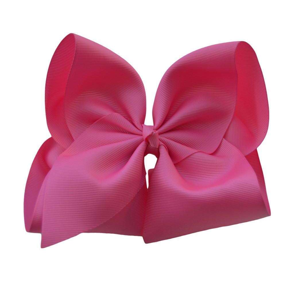 6 inch Solid Color Hair Bows-