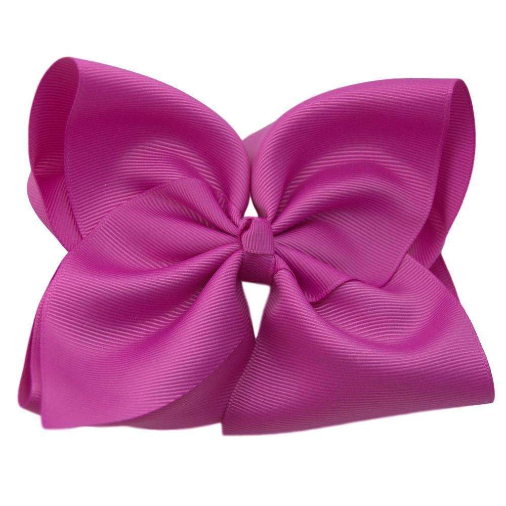 6 inch Solid Color Hair Bows-