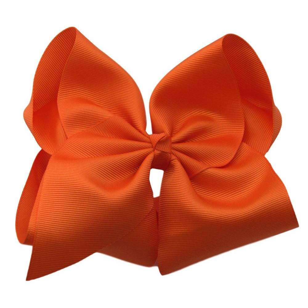 6 inch Solid Color Hair Bows-