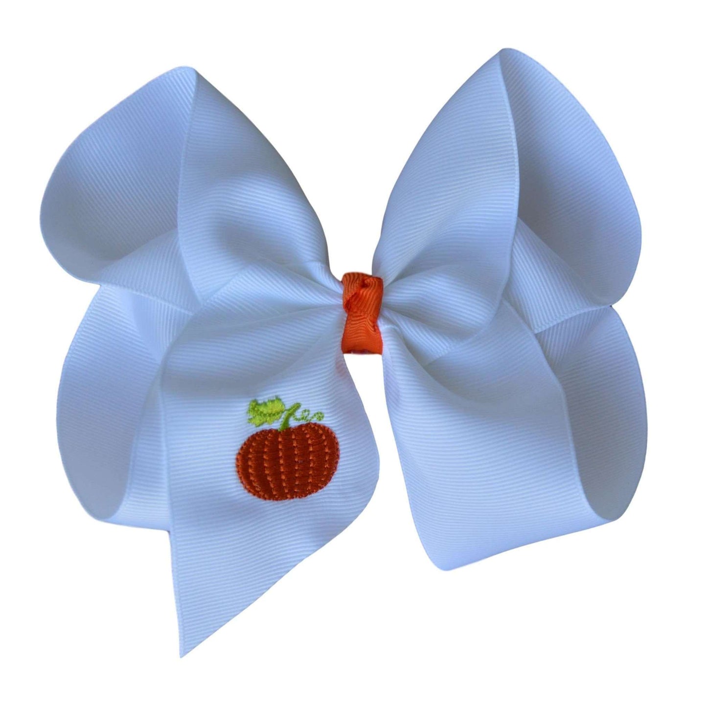 Classic Pumpkin Hair Bow