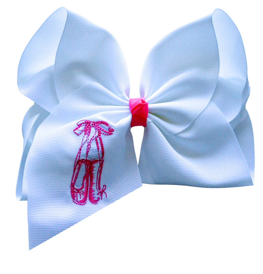 Ballerina Shoes Embroidered Bow