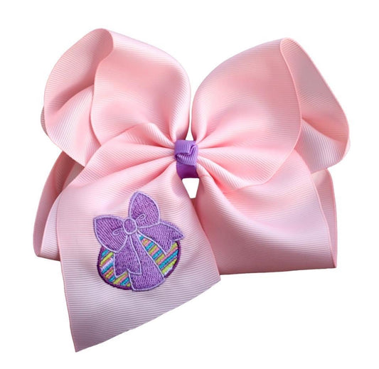 Eggstra Sweet Embroidered Bow