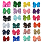 SALE- Solid Bow Set with Nylon Headbands