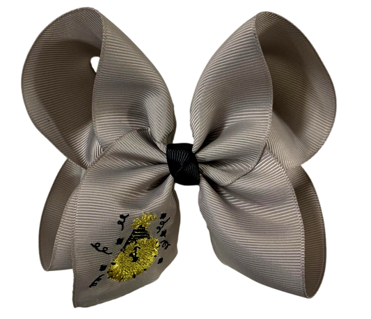 New Year's Eve Embroidered Bow