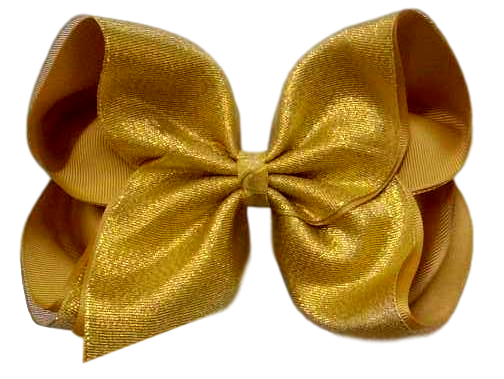 Gold Glitter Bow