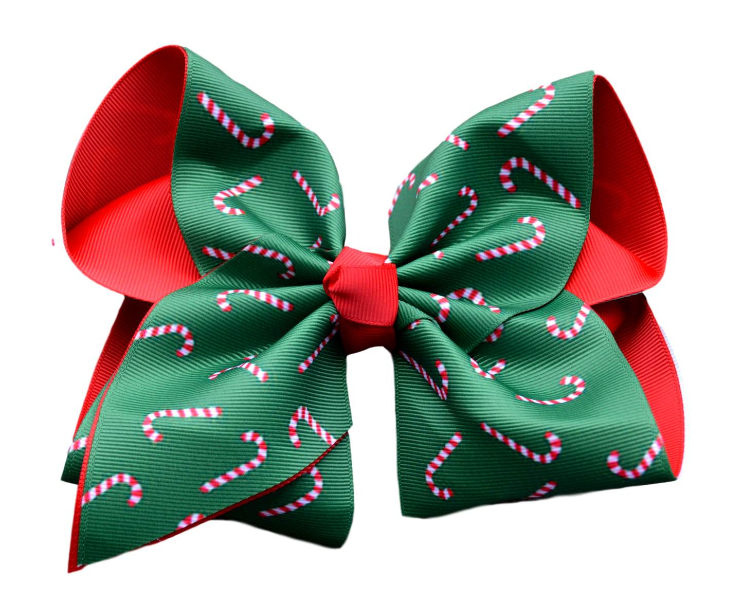 Candy Cane Layered Bow