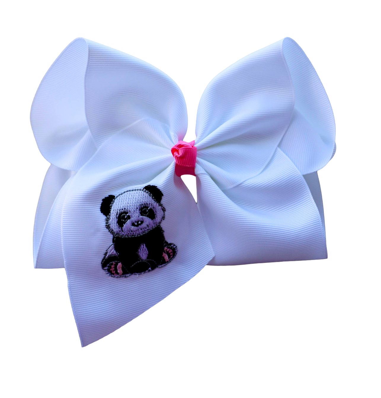 Patricia Panda Embroidered Bow