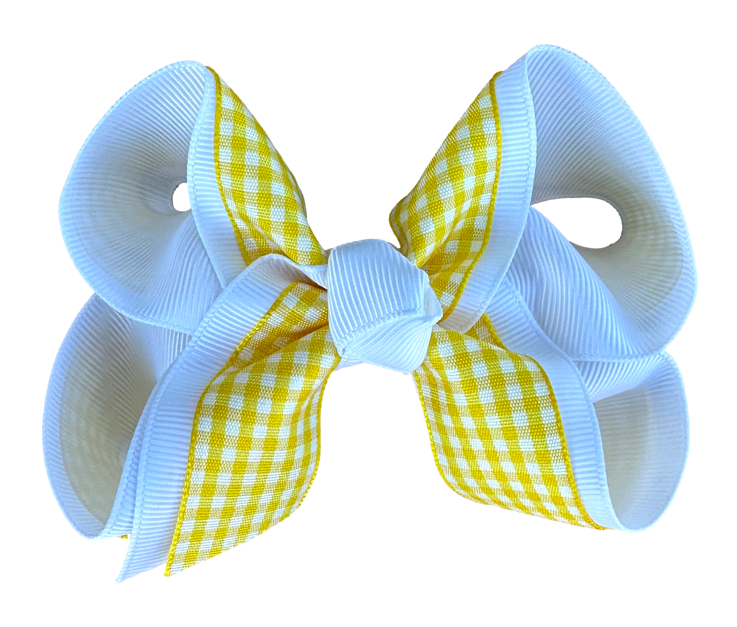 Yellow Gingham Bow