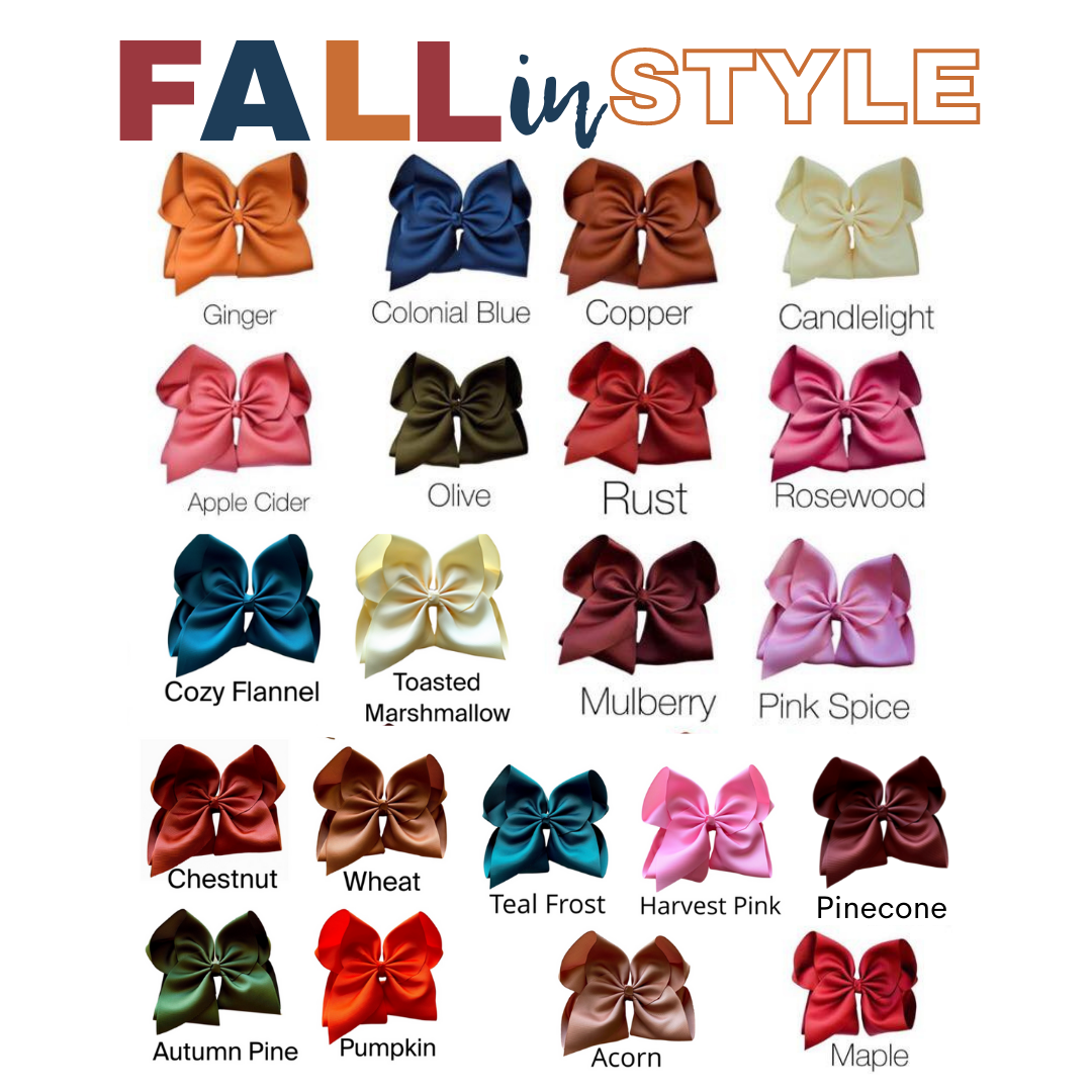 Fall in Style with Free Teal Frost Bow