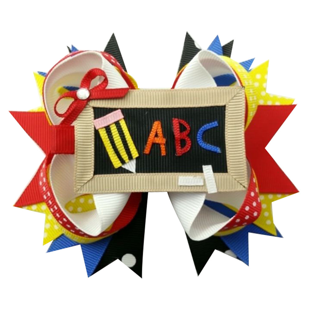 ABC Chalkboard School Bow