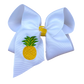 Pineapple Embroidered Bow