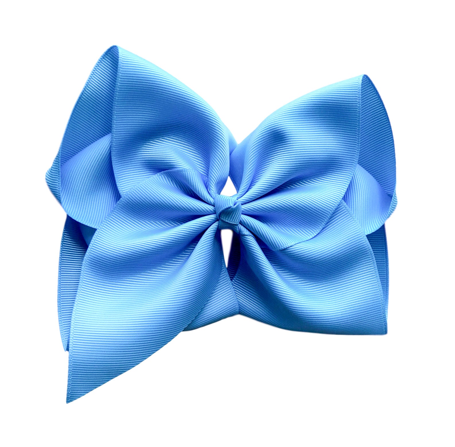 Blue Hair Bow For Girls and Toddler - 6 pcs Blue Bow 6 inch ×2, 4 inch ×2,  3 inch ×2