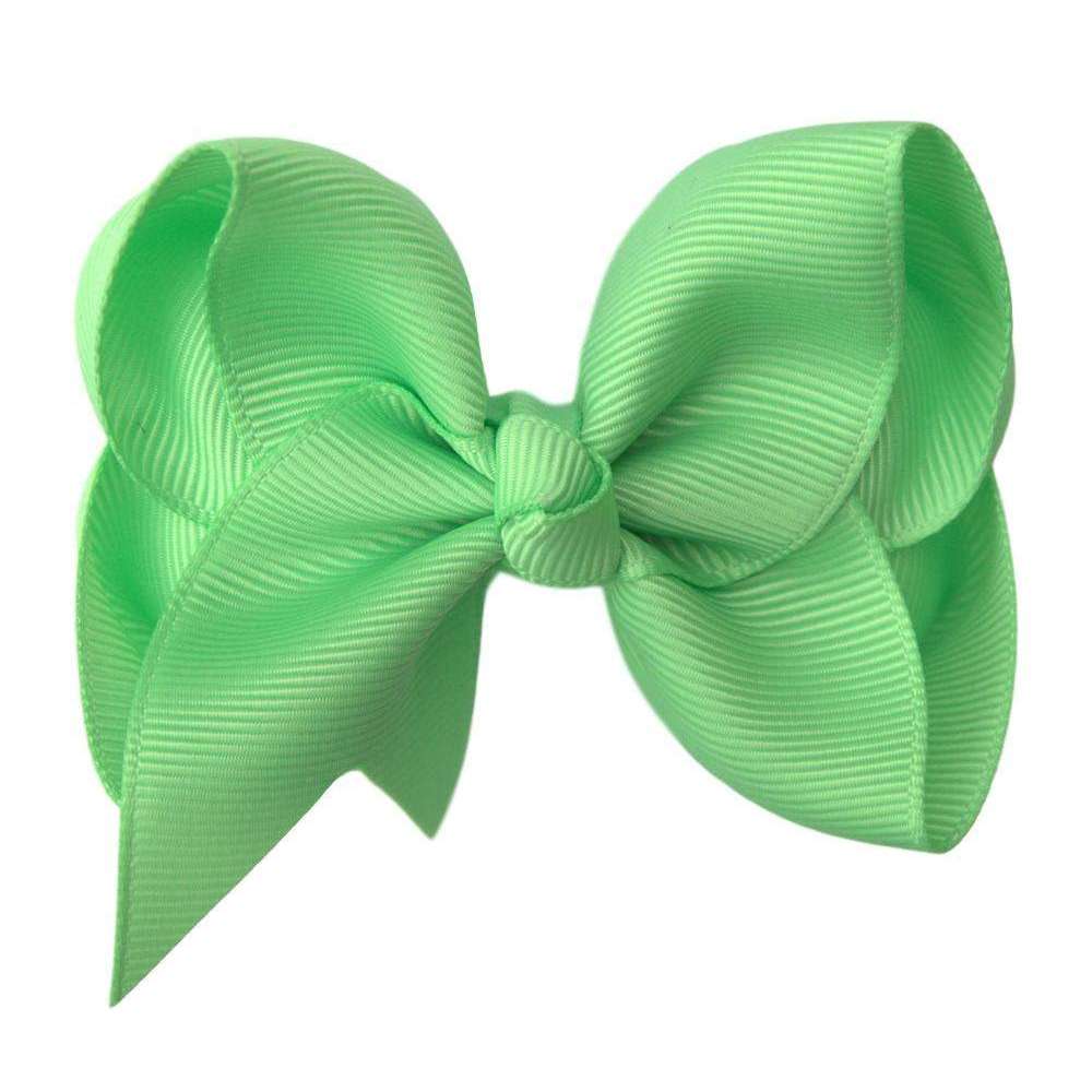 Wholesale Boutique Light Green Hair Bow