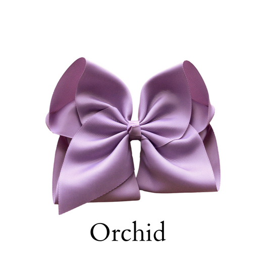 Orchid Hair Bow